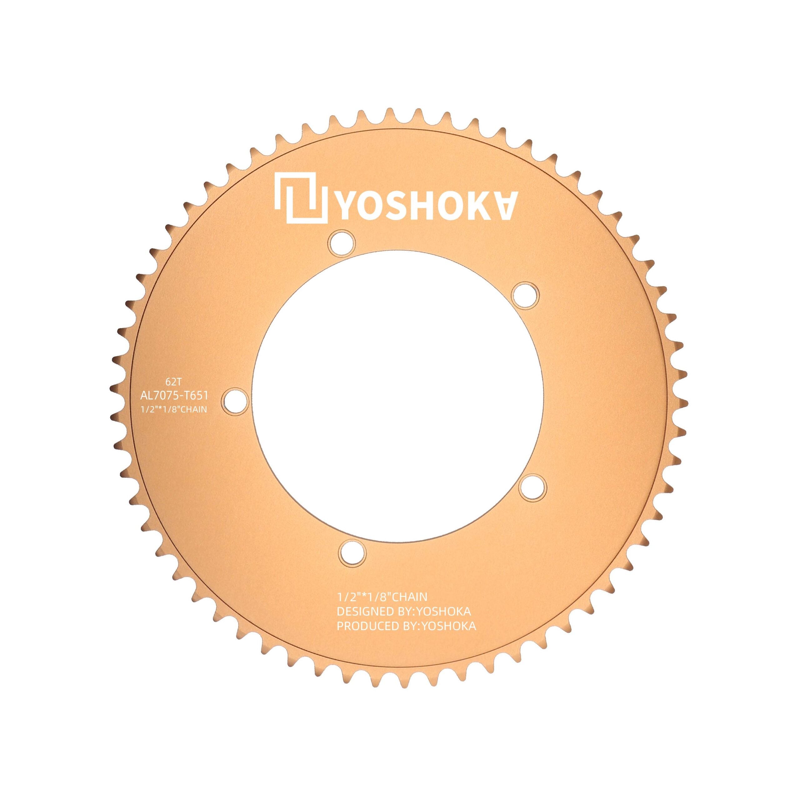 144BCD AL7075-T651 CHAINGRING 1/8" image 2
